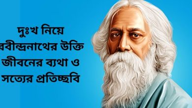 Rabindranath Tagore's quotes about sadness